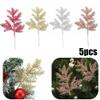 Glitter Leaf Garland for Holidays & Parties view 4
