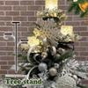 Triple Christmas Tree Topper Stand in Black view 2