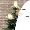 Triple Christmas Tree Topper Stand in Black view 3