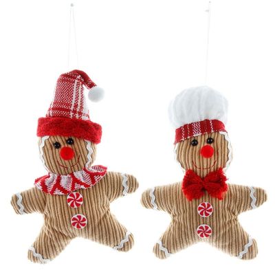 Plush Santa Ornament for Christmas Tree Decoration