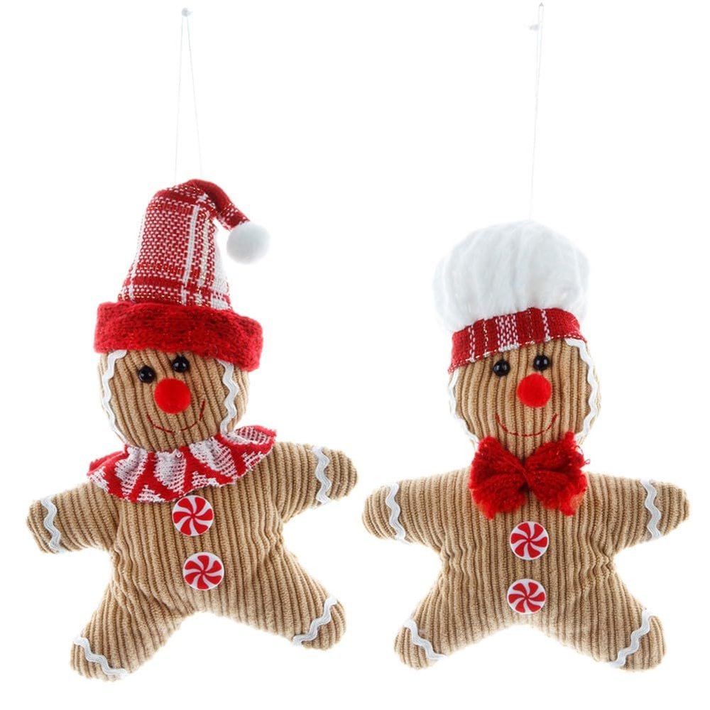 Plush Santa Ornament for Christmas Tree Decoration