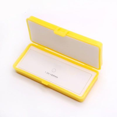 Optical Glass 0.01 mm Microscope Stage Micrometer Calibration Slide