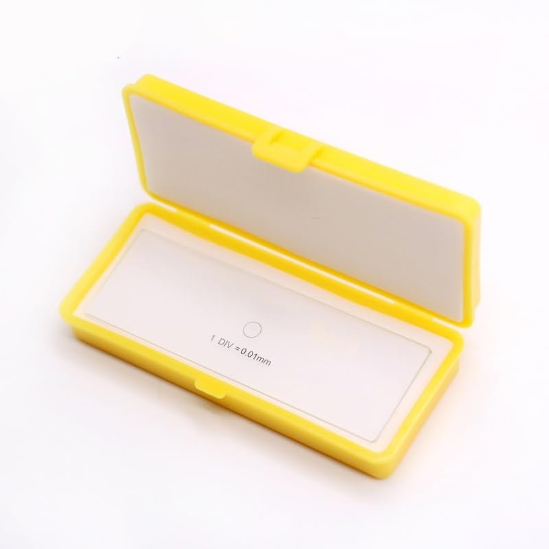 Optical Glass 0.01 mm Microscope Stage Micrometer Calibration Slide