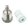 Axorafow Stainless Steel Thermowell with G 1/2 Thread for Sensors, PN40 Rated, 8 x 30 mm, 4-Pack view 4