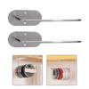 Stainless Steel Cup Lid Organizer for Under Cabinet view 2