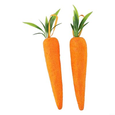 Artificial Carrots - 2 Pack