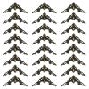 Glewi Decorative Metal Corner Protectors for Books and Frames, 24 Pieces view 2