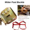 Non-Slip Climbing Spikes with Rubber Pad, Adjustable Opening, 250 mm view 3