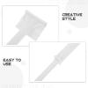 GETAJGHSD 6-Piece White Plastic Car Flag Pole Set view 3