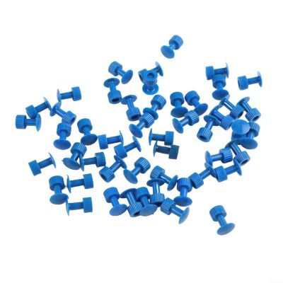 Car Dent Repair Kit with 50 Nylon Pull Tabs, Paintless Hail Damage Removal Set, Blue