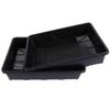 SOIMISS 2-Pack Black Plastic Seedling Trays, 37 x 30 cm view 1