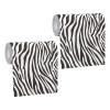 LALAFINA 2 Rolls of Kitchen Paper Towels with Zebra Pattern, Thick and Highly Absorbent, for Hotel and Bathroom Use view 1