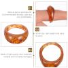SILENRADAWN Vintage Resin Rings - 4 Pack view 2