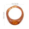 PRETYZOOM 4-Pack Colorful Resin Rings view 2