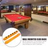 LALAFINA Wall-Mounted Billiard Cue Rack, 6-Cue Holder, Storage for Billiard Accessories, Vertical Display for Billiard Rooms and Clubhouses view 3