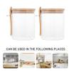 PACKOVE Glass Storage Jars with Wooden Lids, 2-Pack, 800 ml view 3