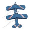 ibasenice 2-Piece Vintage Iron Biplane Model Set view 1