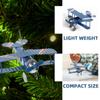ibasenice 2-Piece Vintage Iron Biplane Model Set view 3
