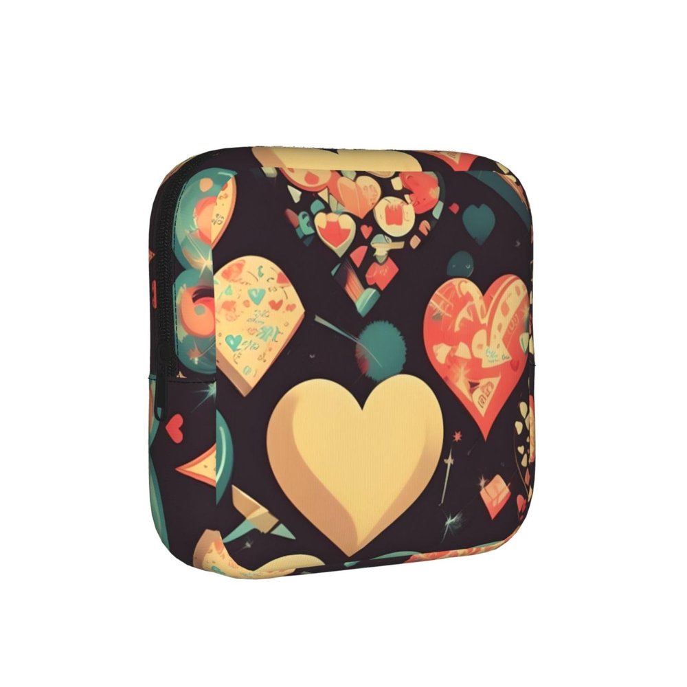 Storage Bag for Sanitary Pads, Discreet Purse Pouch, Office