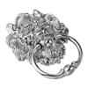 Silver Lion Head Door Knocker, Zinc Alloy, Antique Style view 1