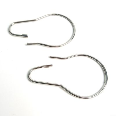 Glewi Stainless Steel Shower Curtain Rings