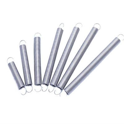 Double-Hook Extension Spring, 0.6 mm Wire, 7 mm OD, 75 mm Length