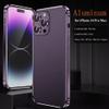 ZSUFCBF Luxurise Ultra-Thin Lightweight Aluminum Case for iPhone 12–17 Series, Silver view 2