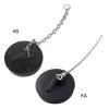 40 mm Rubber Bathtub and Sink Drain Stopper with Chain view 3