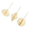 Omquot Creative Hanging Honeycomb Paper Ornament Trio view 2