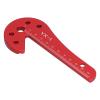 ViaGasaFamido Center Scriber, Lightweight Aluminum Alloy Woodworking Tool for Accurate Marking, Circles and Straight Lines, Red view 3