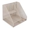 Desktop File Organizer with 3 Trays and 2 Pen Holders view 4