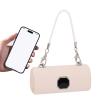 Yanmis Open-Ear Clip-On Wireless Earbuds, BT 6.0 Handbag-Shaped Earbuds with Bow Earrings, Beige view 4