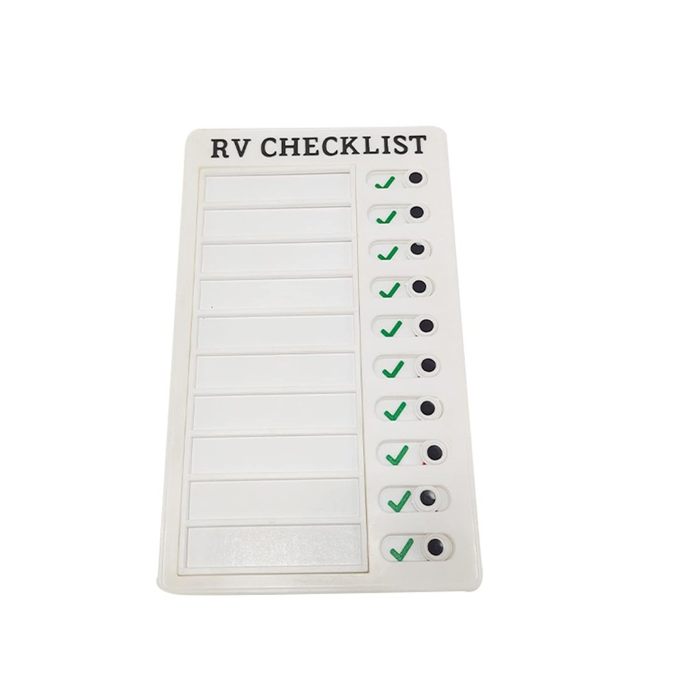 My Chores Checklist Board, Portable RV Memo Board