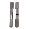 2-Piece Wire Saw Handles, Knurled Stainless Steel, Secure Grip view 1