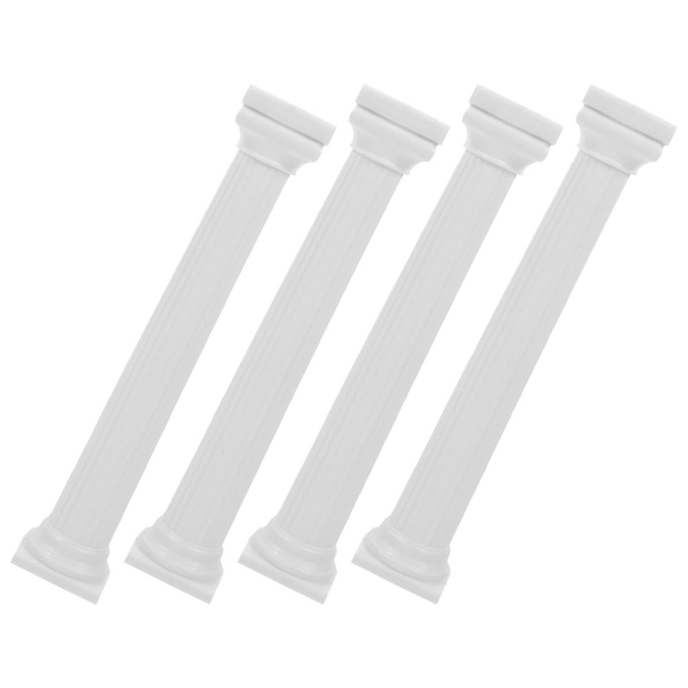 4-Piece Cake Stands with Greek Decor Roman Columns