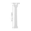 4-Piece Cake Stands with Greek Decor Roman Columns view 2