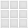 CRAFTHROU 12 Small Square Cotton-and-Wood Boards for Decorative Painting view 1