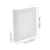 CRAFTHROU 12 Small Square Cotton-and-Wood Boards for Decorative Painting view 2