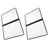 Zerodeko Transparent Menu Card Covers, Durable Robust PVC, 2 Pieces, Large Capacity, for Restaurants view 1