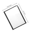 Zerodeko Transparent Menu Card Covers, Durable Robust PVC, 2 Pieces, Large Capacity, for Restaurants view 2