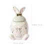 Rabbit-Shaped Ceramic Cookie Jar, 1,000 ml, with Lid view 2