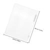 SHINEOFI Document Boxes, Set of 2, PP, Transparent, Stackable view 2