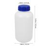 SAFIGLE 1 L Laboratory Reagent Bottles with Leakproof Closures, HDPE/LDPE, 3-Pack view 2