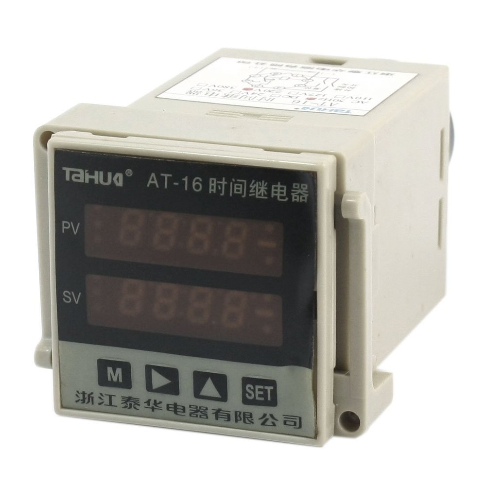 CSKWLLNBC AC 220V DPDT 8-Pin Digital Time-Delay Panel Relay