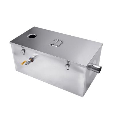 MNMIOIO Stainless Steel Grease Trap, 600 × 300 × 300 mm