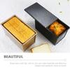 Christmas Toast Bread Pan 450 g with Lid, Nonstick Iron Loaf Pan view 3