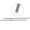 Stainless Steel Lead Screw, T6 Trapezoidal Thread, 6 mm, 1 mm Lead, with Brass Nut, 100650 (250 mm) view 3