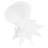 SWETRACE White Silicone Paint Pouring Cups, Reusable Painting Cups with Easy-Clean System view 1
