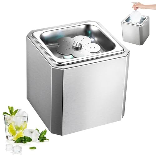 Rapid Glass Froster Chiller, Countertop Drink-Chilling Machine for Cocktails, Beer & Mixed Drinks, Stainless Steel