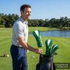 Joygoodta 3-Wood Golf Headcover, Green Jacket Style view 2